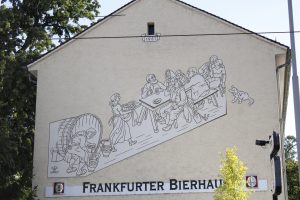 Frankfurter Bierhaus auf dem alten Gelände der "Villa Bonn"