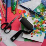 Basteln, Bastelmaterial, Schere