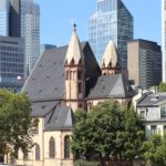 #FrankfurtamMain #Leonhardskirche #Am Leonhardstor #Großes Stadtgeläute #Hochhäuser #HistorischesFrankfurt #Straßenbahnlinie11