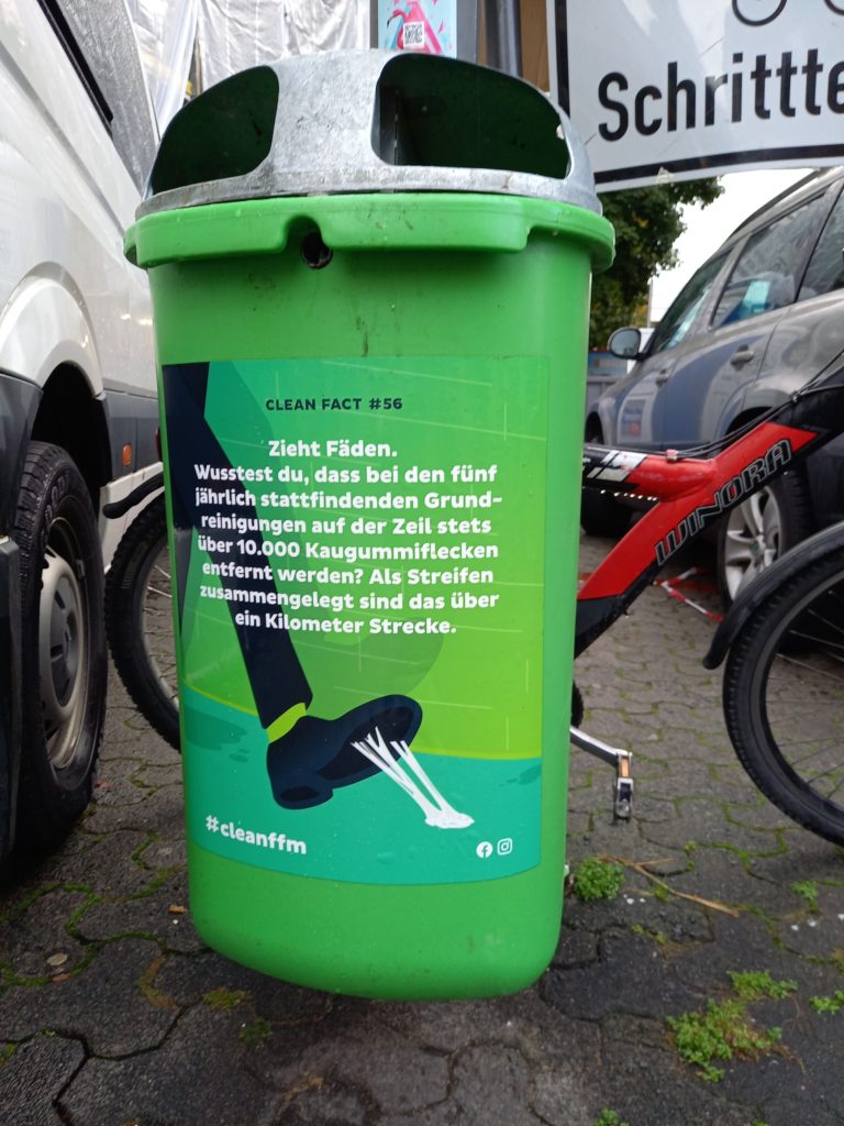 Clean Facts von #cleanffm, Foto: Karola Neder