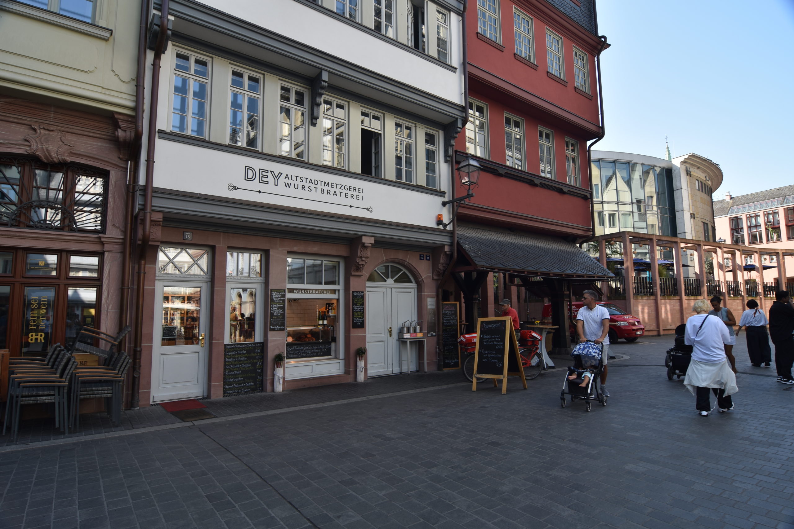 Von der Schirn hin zur Schirn zurück zur Schirn