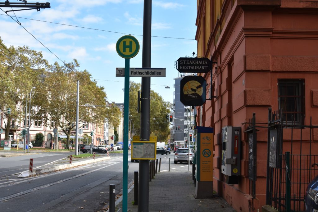 Strassenbahn Linie12 Stadtrundfahrt Rothschildallee