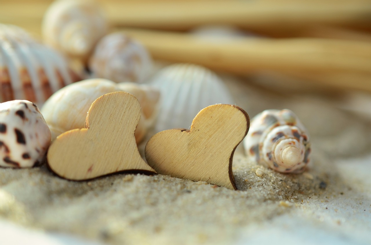 #Herzen#Sand#Liebe