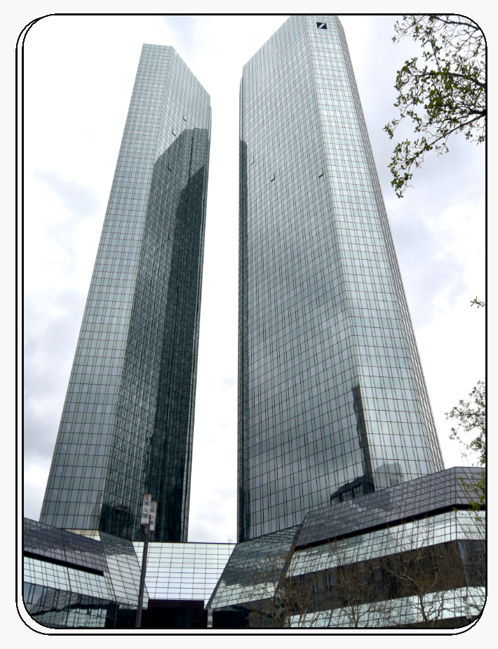 #Tower #hochäuser #Deutsche Bank #Frankfurt