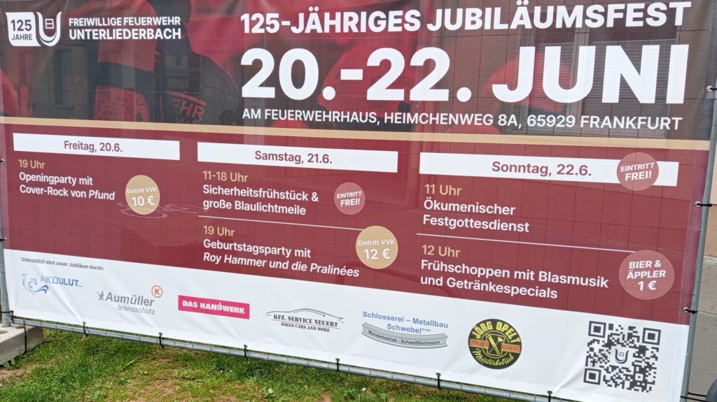 Jubiläum 125-Jahre Freiwillige Feuerwehr Unterliederbach