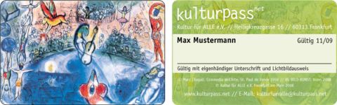 Kulturpass#Ermäßigung