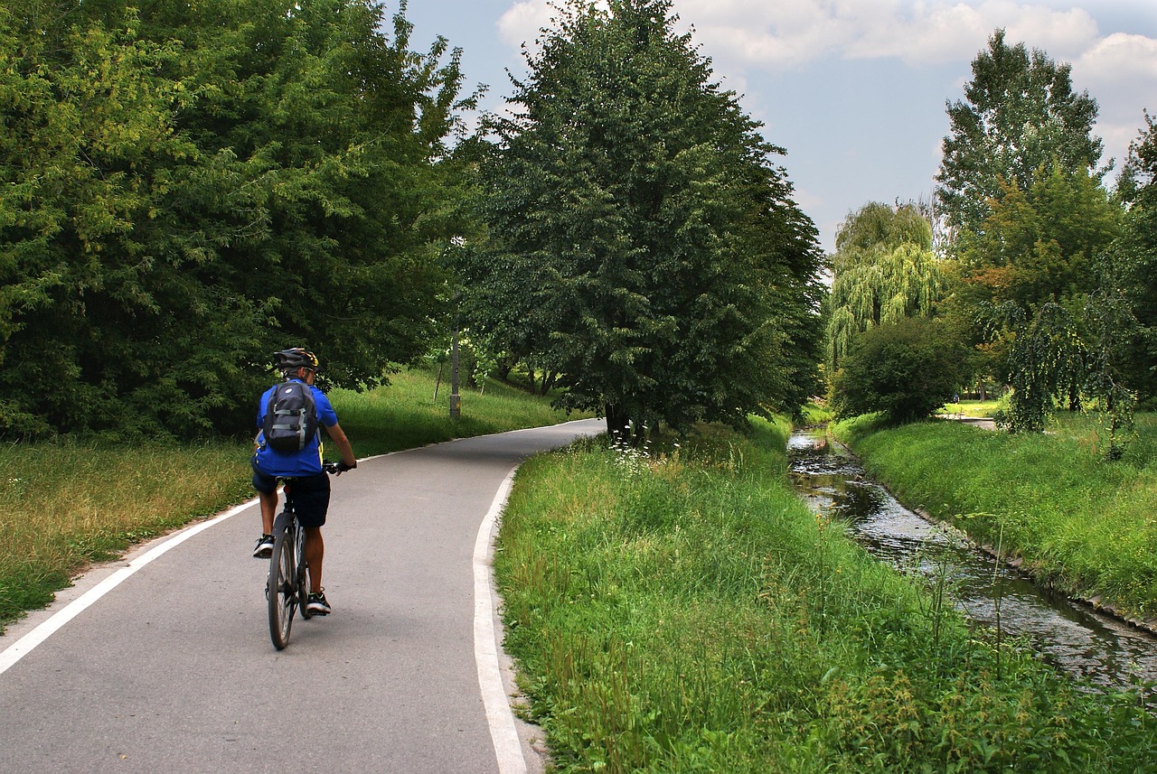 #Radfahren#Natur#Fluss