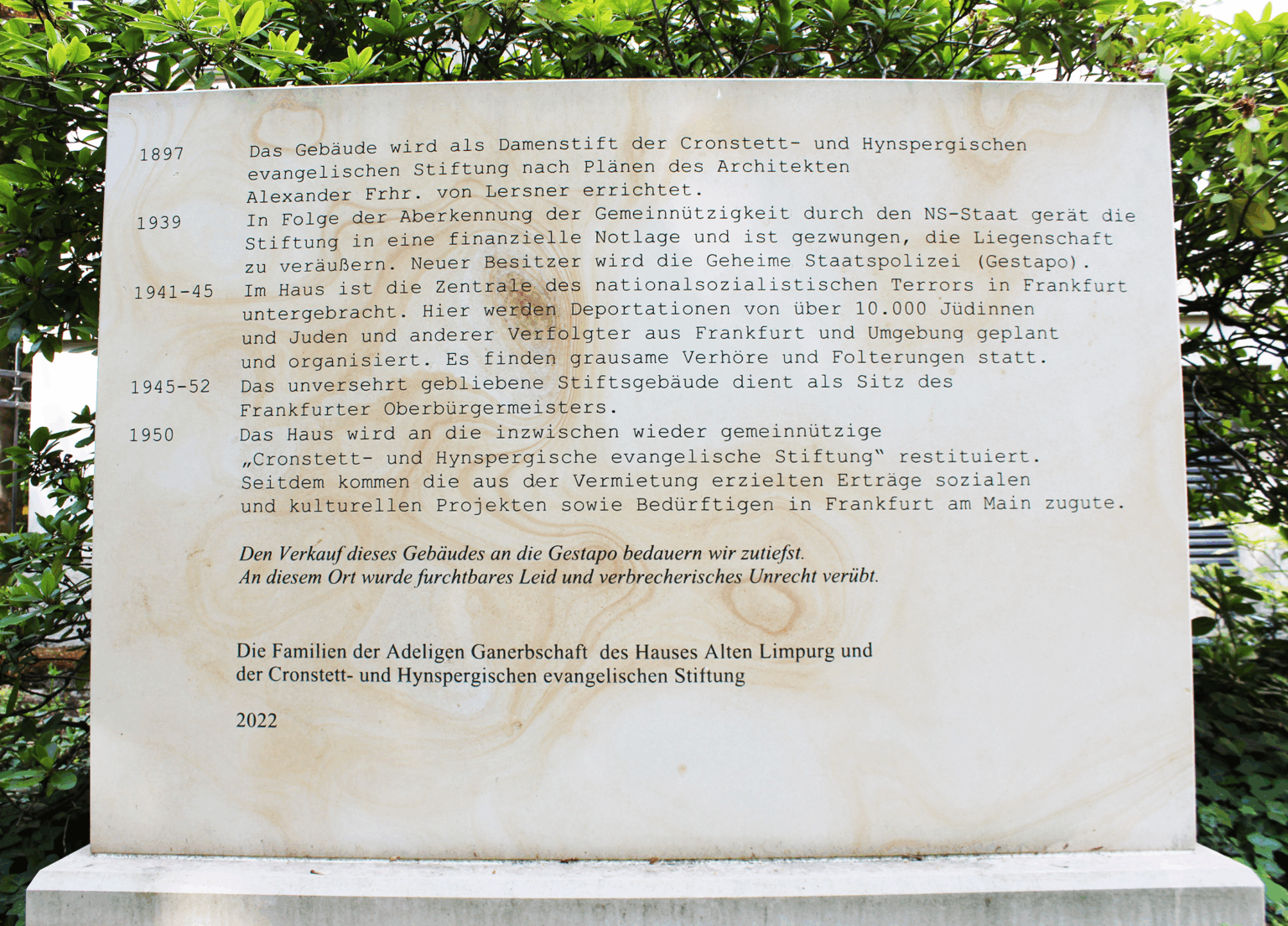 #gedenktafel #Lindenstraße 27 #Palais des Terrors