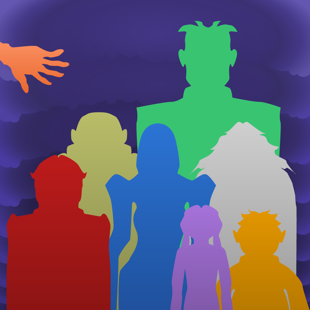 Die Addams Familie, Grafik, Silhouetten- Illustration